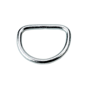 Metalni D prsten 4 cm