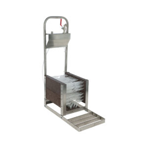 Čistač čizama sa četkama – inox